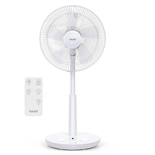 한경희생활과학 초미세풍 발터치 리모컨 선풍기